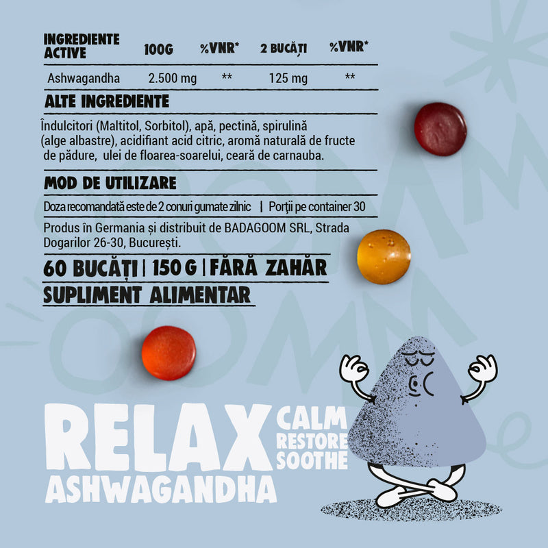 3x RELAX ASHWAGANDHA -45%