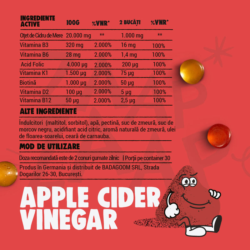 APPLE CIDER VINEGAR - SLĂBIRE