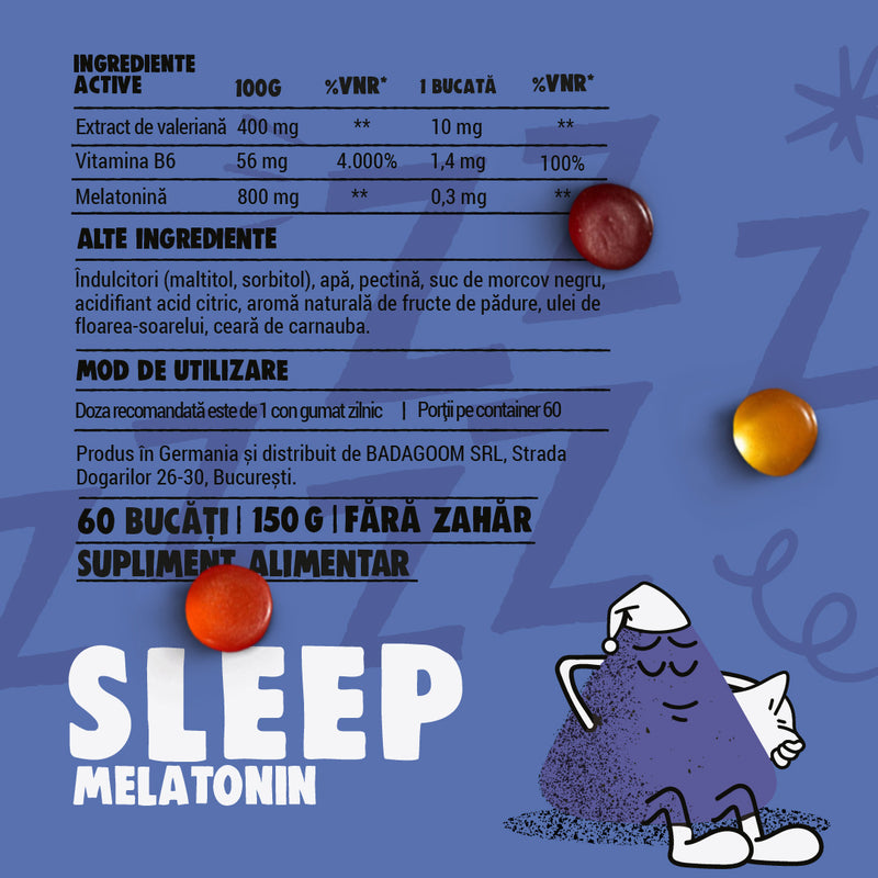 SLEEP - SOMN MELATONINĂ & VALERIANĂ